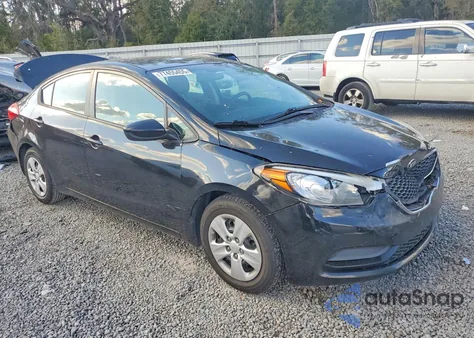 2016 Kia Forte Lx z USA, uszkodzony, nr VIN KNAFK4A6XG5495073